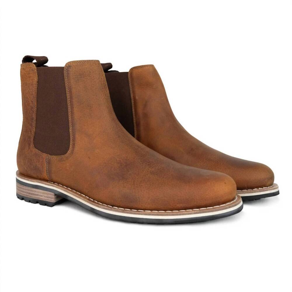 NEW HELM BOOTS men's finn desert boots in brown
